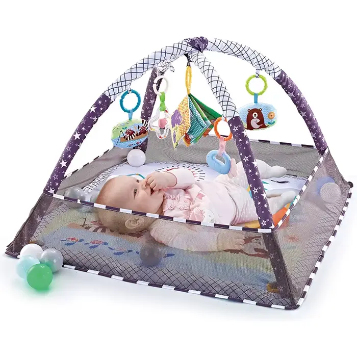 Cadre de Fitness pour bébé, tapis de jeu pour enfants, couverture rampante, tapis de jeu pour nourri
