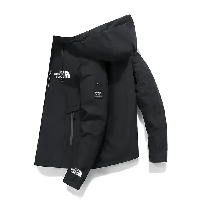 Nouvelle veste coupe-vent pour homme 2026, veste de baseball à capuche zippée, veste décontractée po
