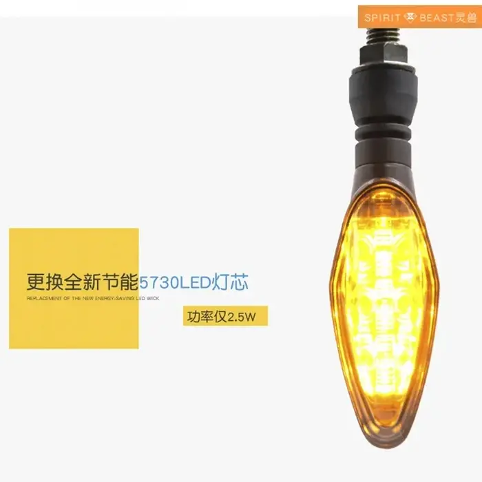 Clignotants LED universels pour motos, 12V, pour Honda CB650 CB500 NC750 CB400SF CB1300 vt750, acces