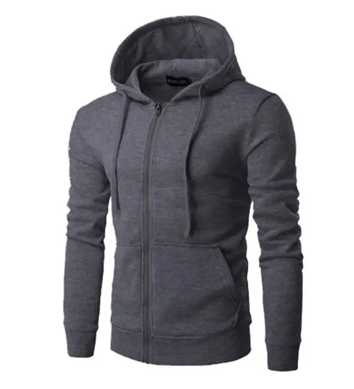 Printemps automne hommes sweats à capuche à manches longues cardigan à fermeture éclair homme/femme 
