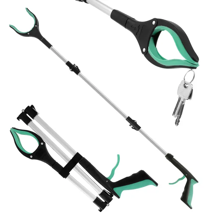 Extension de pince pliable, outils manuels, lanceurs de litière, sélecteur de déchets portables et p