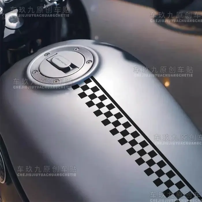Autocollants de décoration de moto drôles, autocollants de carburant précieux, autocollants de brico