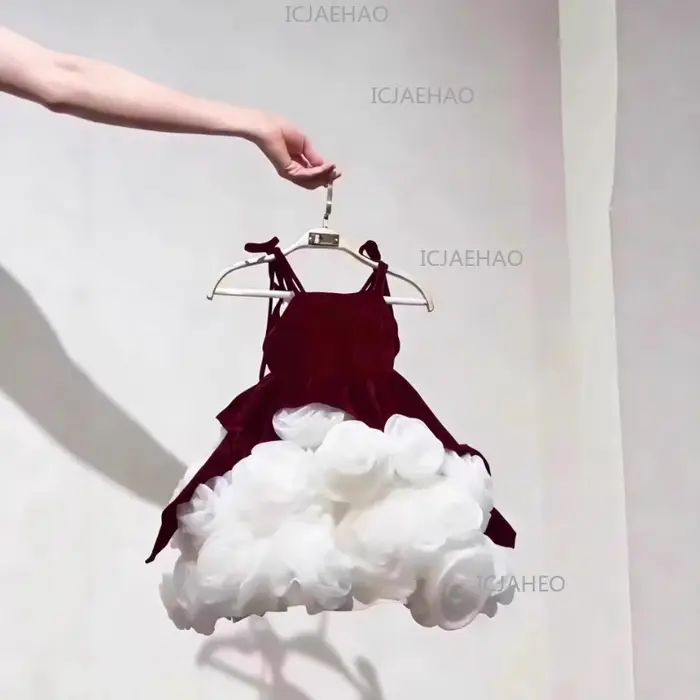 Nouvelle Robe de Princesse pour Petite Fille, Vêtements pour Filles, Robe sans Manches, Costume Form