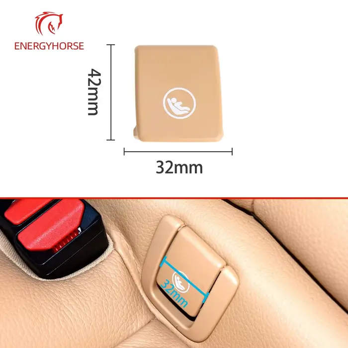 Capuchon de montage Isofix pour Volvo V60 XC40 XC60 Pièce de rechange pour sièges enfants sécurité installation facile résistance intempéries
