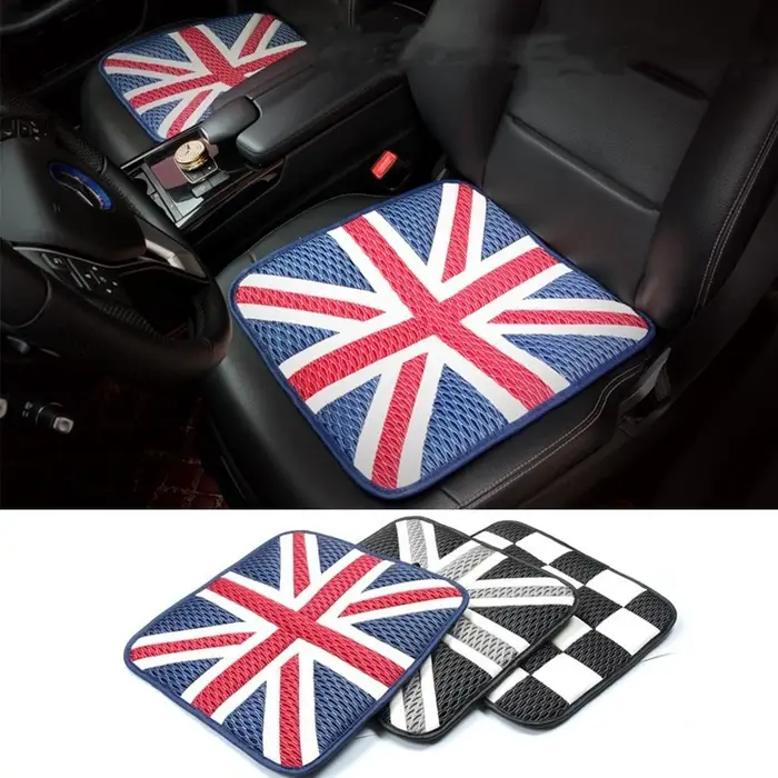 Coussin de siège en soie glacée pour Mini Cooper F54 F55 F56 F57 Countryman F60 Clubman R50 R53 R55 R56 R58 R60 R61 confortable et élégant
