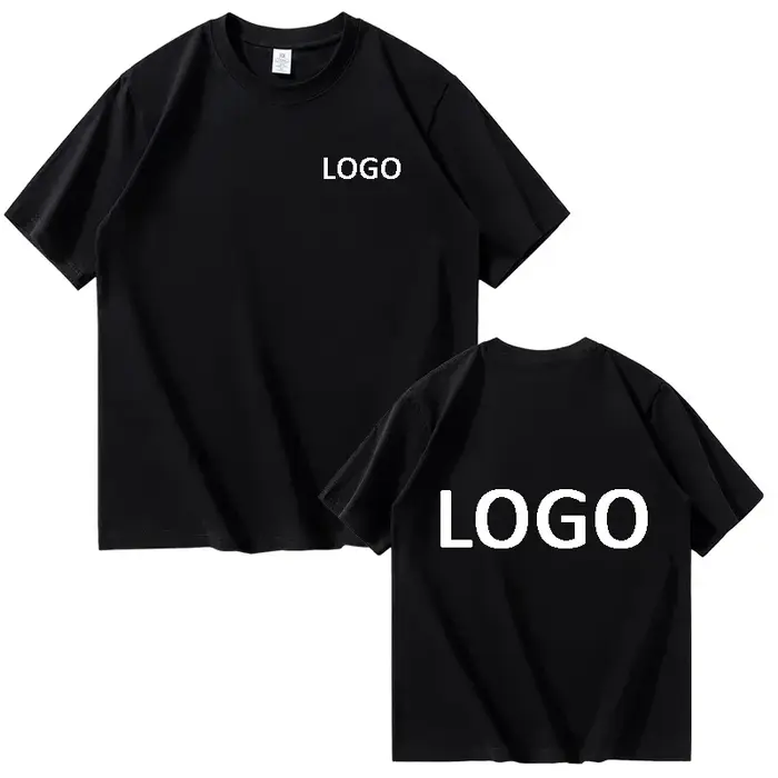 T-shirt ample à manches courtes pour hommes et femmes, 100% coton, imprimé personnalisé, tenue décon