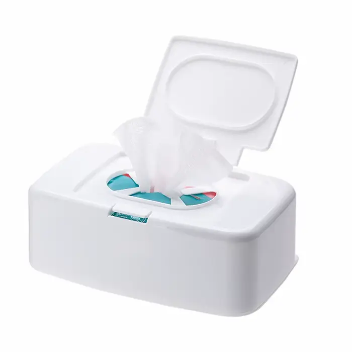 Boîte à mouchoirs humides, distributeur de lingettes portables, boîte de rangement de serviettes, co