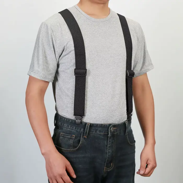 Bretelles de Surintendant artificiel astiques Réglables X-Back pour Homme, Bretelles de Travail RapD