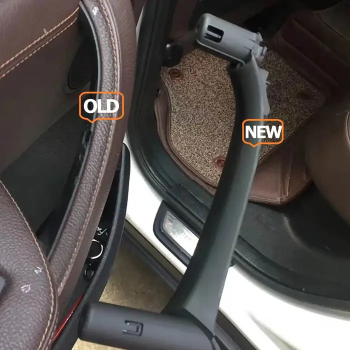 LHD RHD 4 pièces ensemble intérieur de voiture poignée de porte intérieure panneau de couverture de 