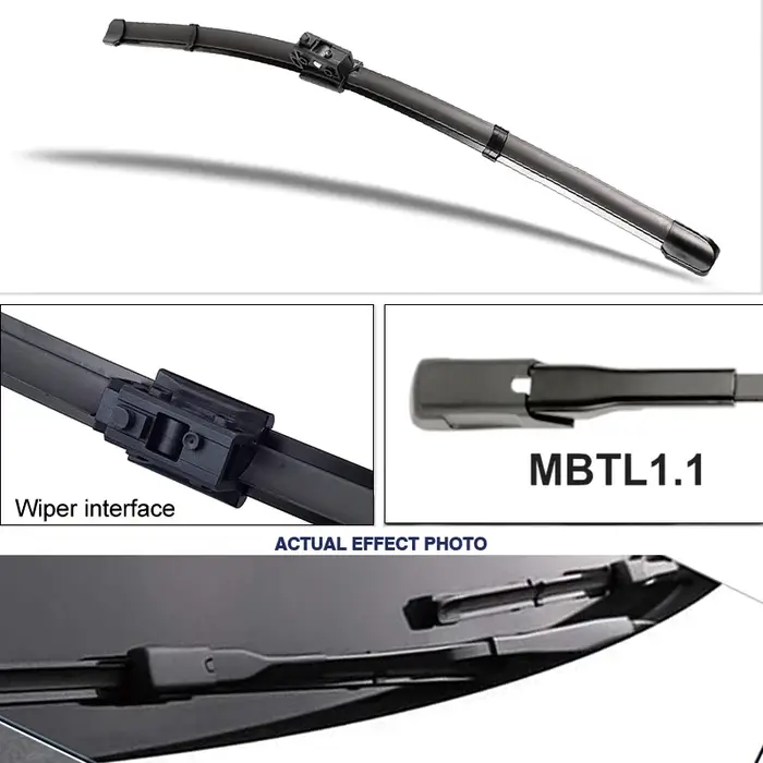 Balais d'essuie-glace avant et arrière, accessoires pour Mercedes Benz GLB X247 2019 – 2024, GLB180 