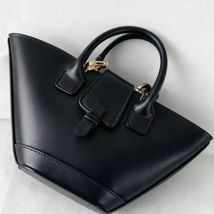 Sac à langer en cuir élégant et décontracté pour femme, grande capacité, texturé, style rétro origin