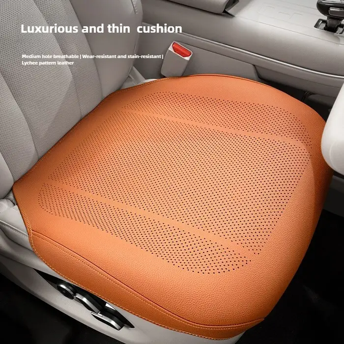 Coussin de siège de voiture amélioré avec ventilation hypoallergénique pour hommes et femmes usage quotidien et occasions spéciales