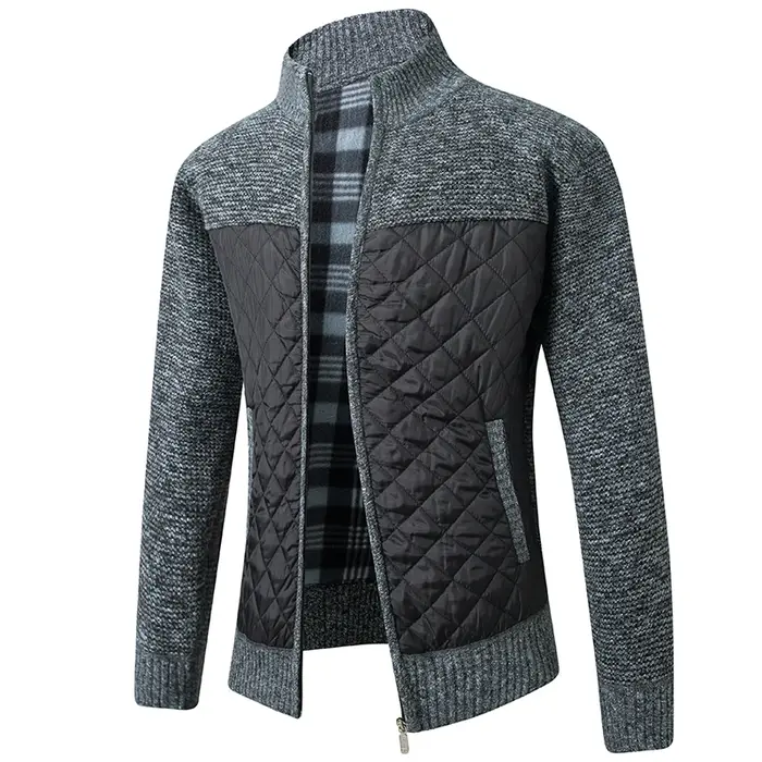 Manteau cardigan tricoté en automne et en hiver, version coréenne de coupe ajustée et pull tendance