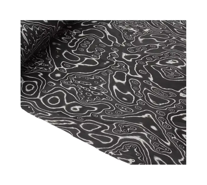 L:2.5 mètres largeur: 580mm T:0.5mm texture de perle de glace noire placage de bois matériaux de tra