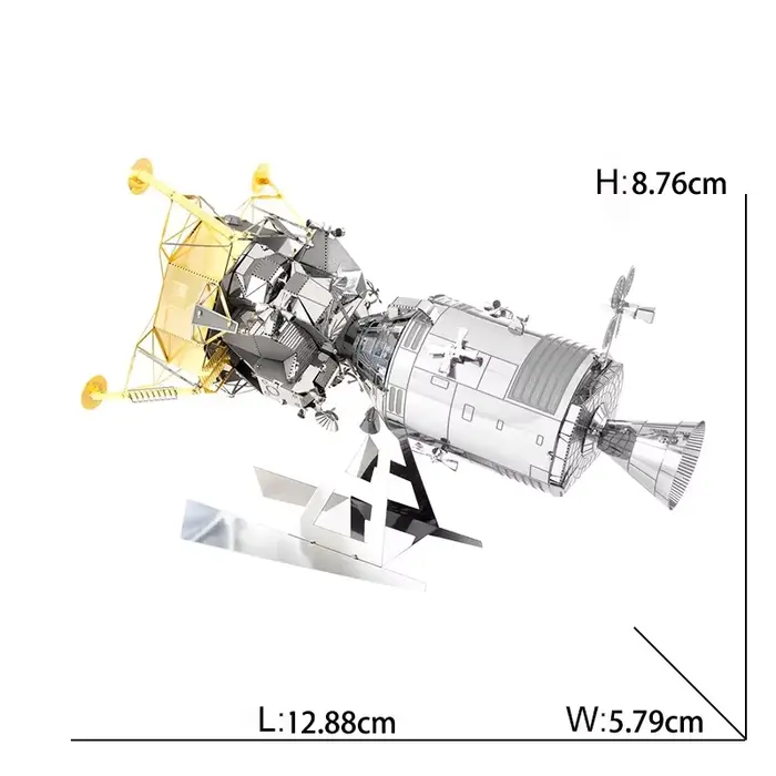 Exploration spatiale 3D Puzzle en métal navette Hubble télescope spatial Mars Rover modèle jouet pou