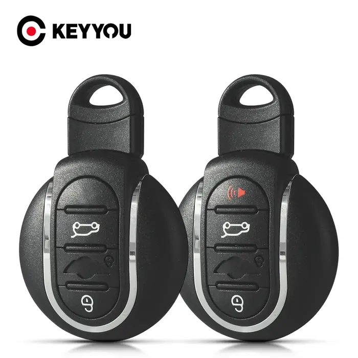 KEYYOU 3/4 boutons porte-clé de voiture télécommande intelligente couverture pour BMW Mini Cooper F5