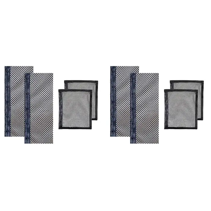 Civière de cheveux à verrouillage N de longueur ABWP-8PCS, anneau de bouclage, filet de bouclage, en