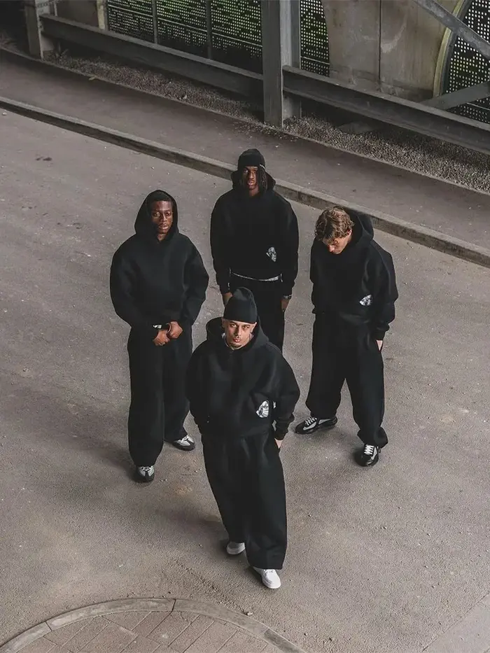 Costume de sport pour hommes, Streetwear rétro décontracté, tendance, Y2K, Harajuku, sweat à capuche