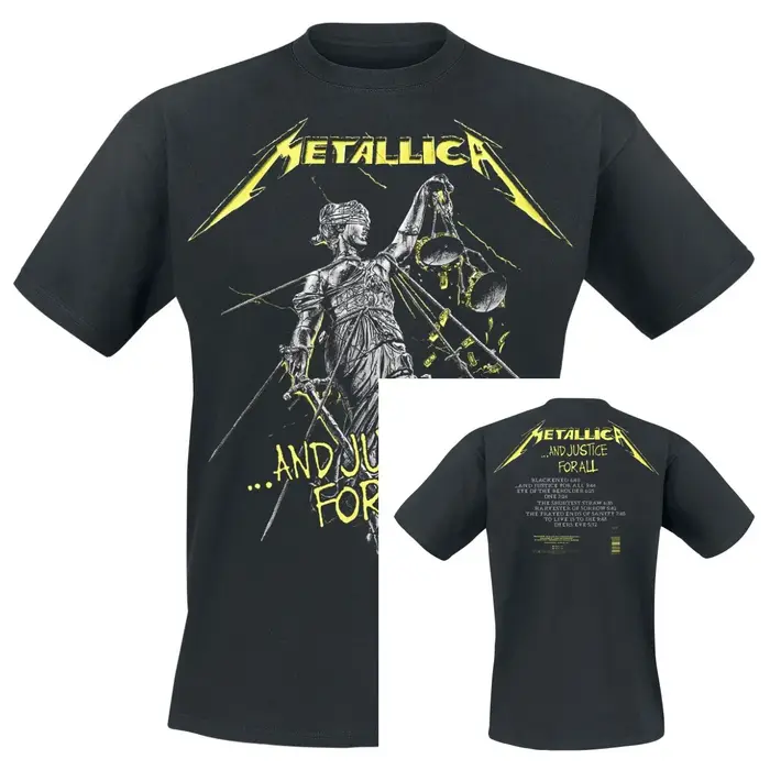 Meilleur T-shirt unisexe en coton avec motif Metallica, manches courtes, style décontracté, vintage,
