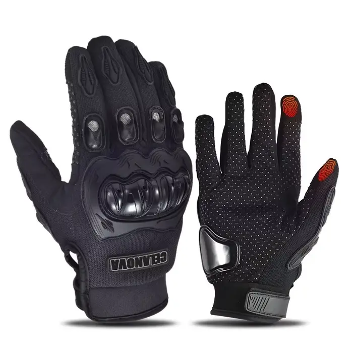 Gants de moto plein doigt hommes écran tactile hors route gants de moto gants de vélo de montagne