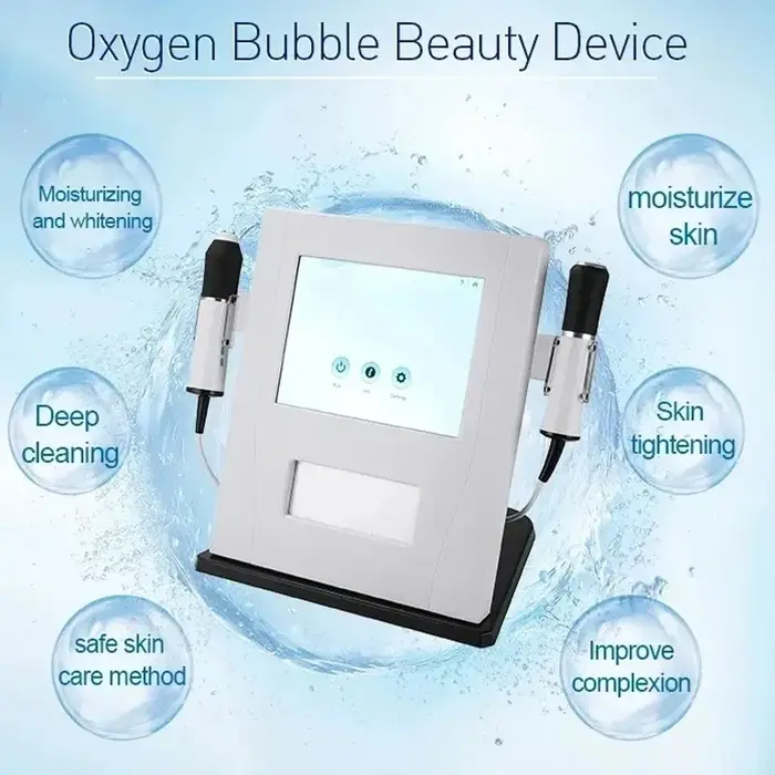 Dosettes de blanchiment de la peau de Salon 3 en 1 Co2 oxygène rajeunissement de la peau hydrate Por