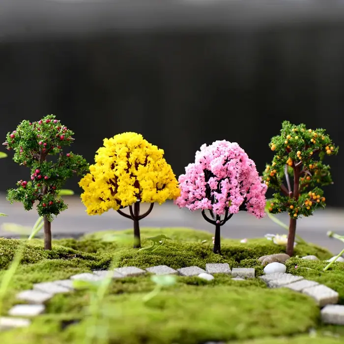 Accessoires de jardin féerique à monter soi-même, Statue d'ornement Miniature, Figurines pour Pot de