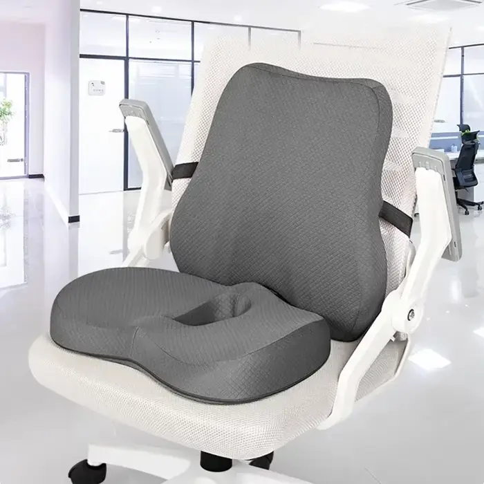 Ensemble de coussins orthopédiques en mousse à mémoire de forme, coussin de soutien du coccyx, pour 