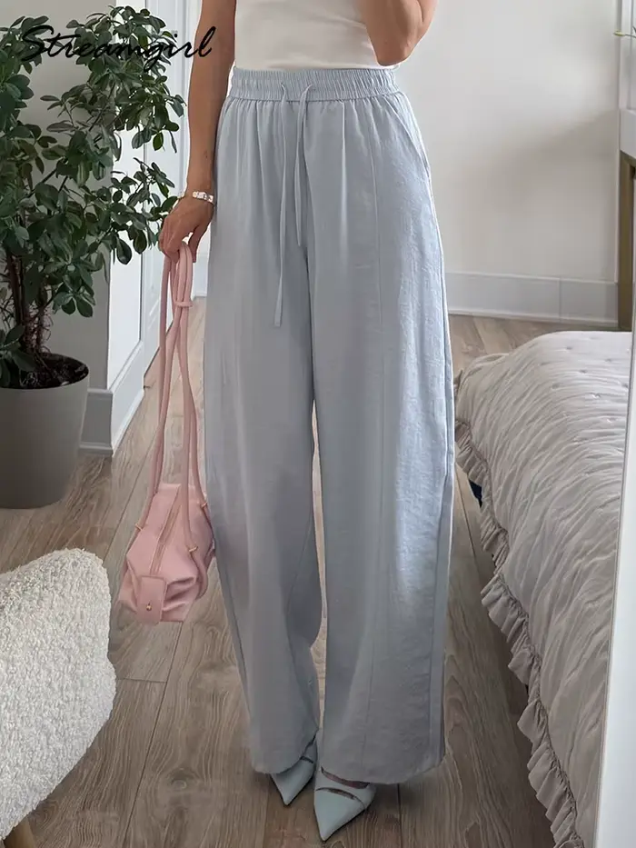 Pantalon d'été en coton pour femmes