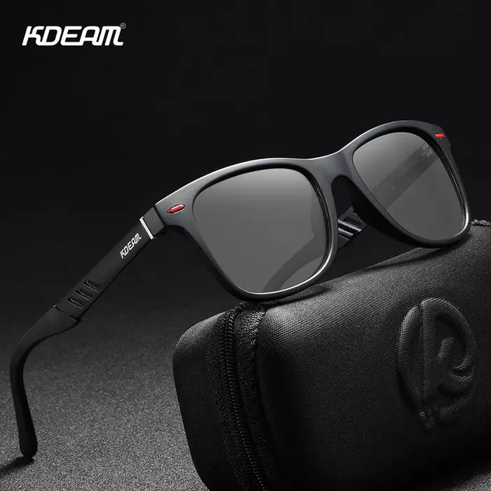 KDEAM lunettes de soleil photochromiques et polarisées hommes navigation aluminium magnésium cadre h