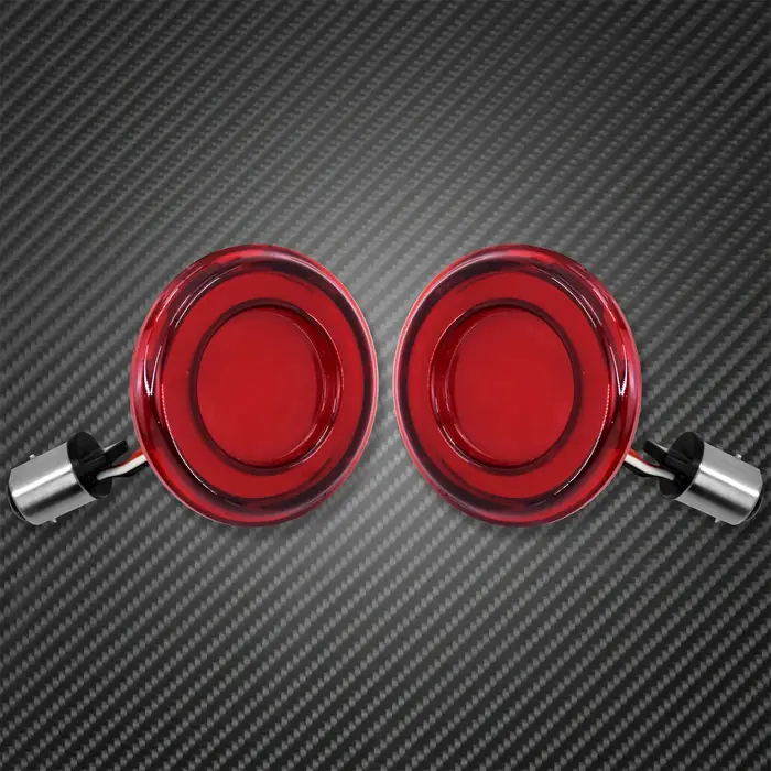Conversions de clignotants de moto panneau lumineux LED 1156 1157 Style balle pour Harley Sportster 