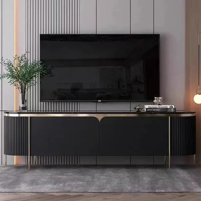 Café cheminée supports de télévision armoire salon meuble de télévision vitrine divertissement Muebl