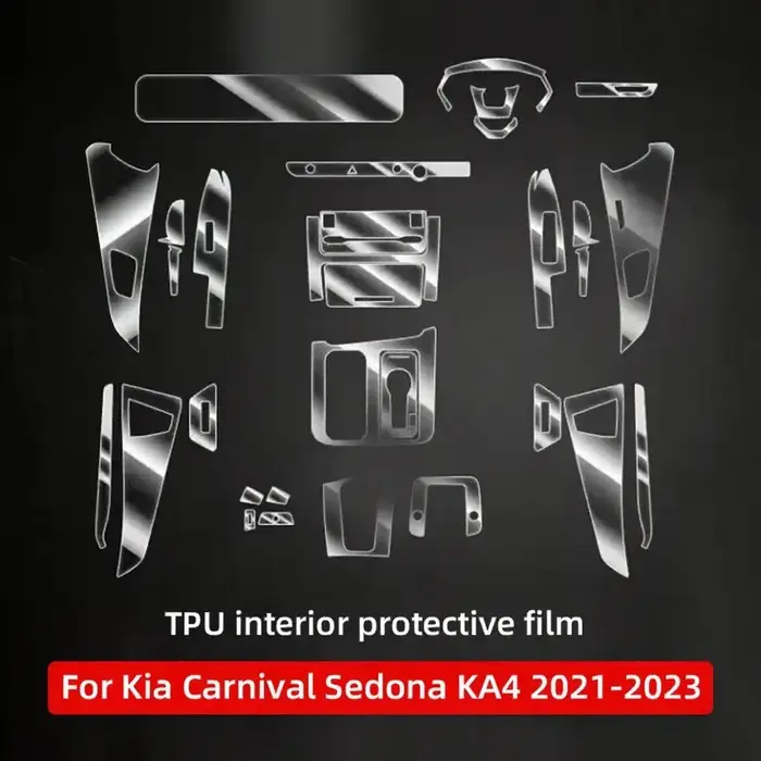 Film de Protection d'écran pour tableau de bord de voiture, en TPU, anti-rayures, pour Kia Carnival 