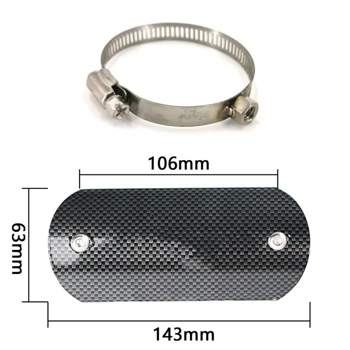 Protecteur de tuyau d'échappement de moto, couvercle de bouclier thermique, panneau Anti-brûlure pou