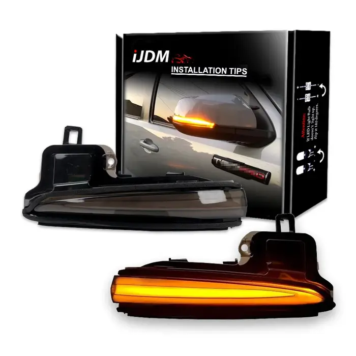 Ensemble de clignotants de rétroviseur latéral à LED, clignotant séquentiel dynamique, flux, Toyota 