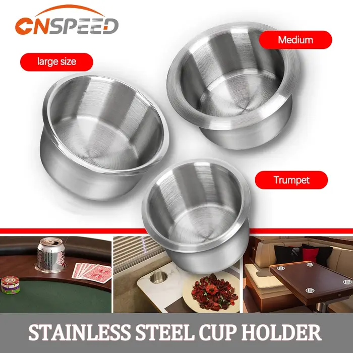 Porte-bouteille de boisson d'eau en acier inoxydable, 68MM 85MM 90MM, porte-gobelet Portable et Dura