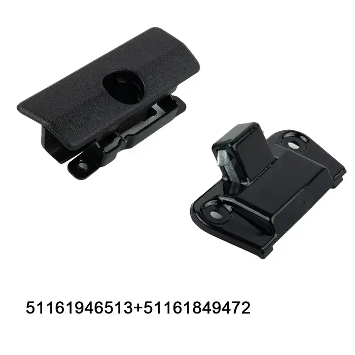 Loquet de verrouillage de boîte à gants 2 pièces OE 51161946513 51161849472   Accessoires d'intérieu