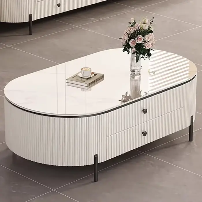 Tables basses décoratives modernes décor de luxe Tables basses minimalistes en métal meubles de salo