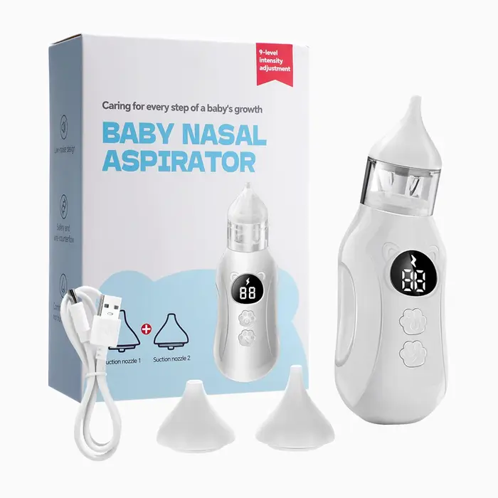 Aspirateur Nasal électrique pour bébé, ventouse de nez pour bébé et tout-petit, nettoyeur de nez Rec