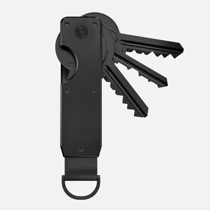​ ​ Support organisateur de clés en métal, Design minimaliste, sécurisé à 1 à 5 touches, étui Compac