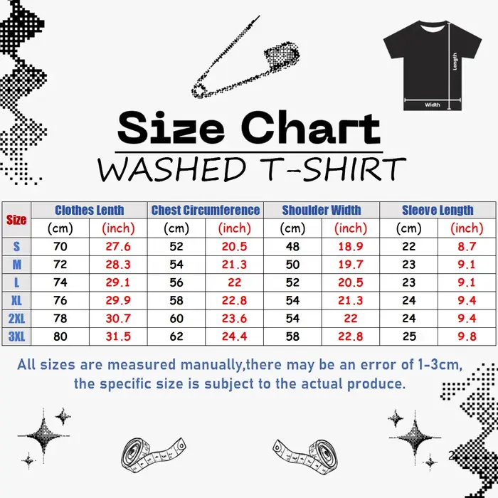 T-shirt délavé Life is Strange, vêtements de personnalité, adaptés à toutes les saisons, grande tail