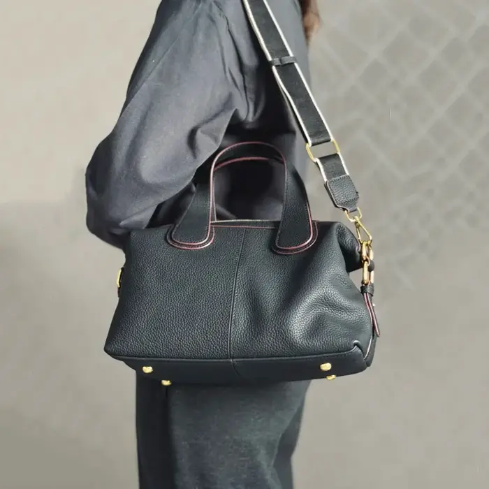 Sac pour femme 2025 tendance sac en cuir de vache naturel femme rétro peau de vache sacs à bandouliè
