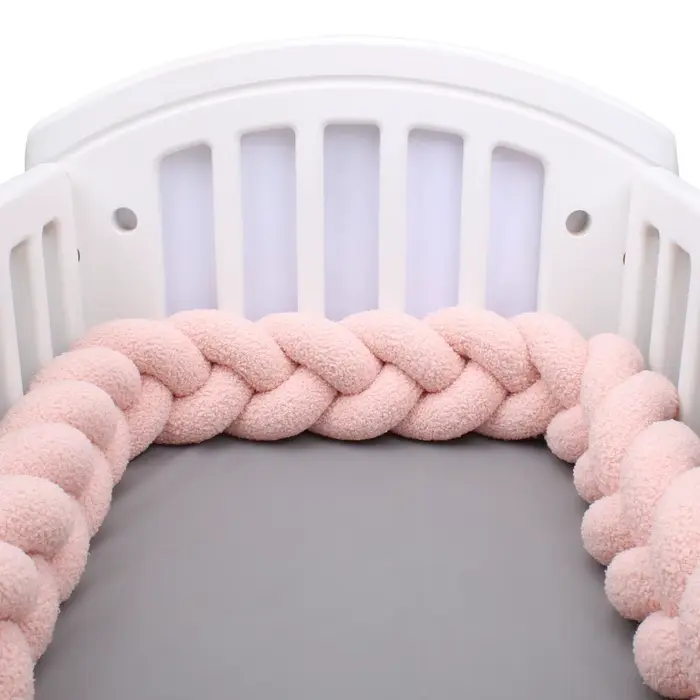 1-4M bébé lit pare-chocs infantile berceau oreiller coussin tresse berceau pare-chocs protecteur cha