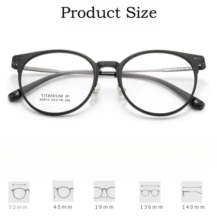 YIMARUILI 1 + 4 lunettes à clipser magnétiques rondes rétro pour hommes et femmes TR90 monture de lu
