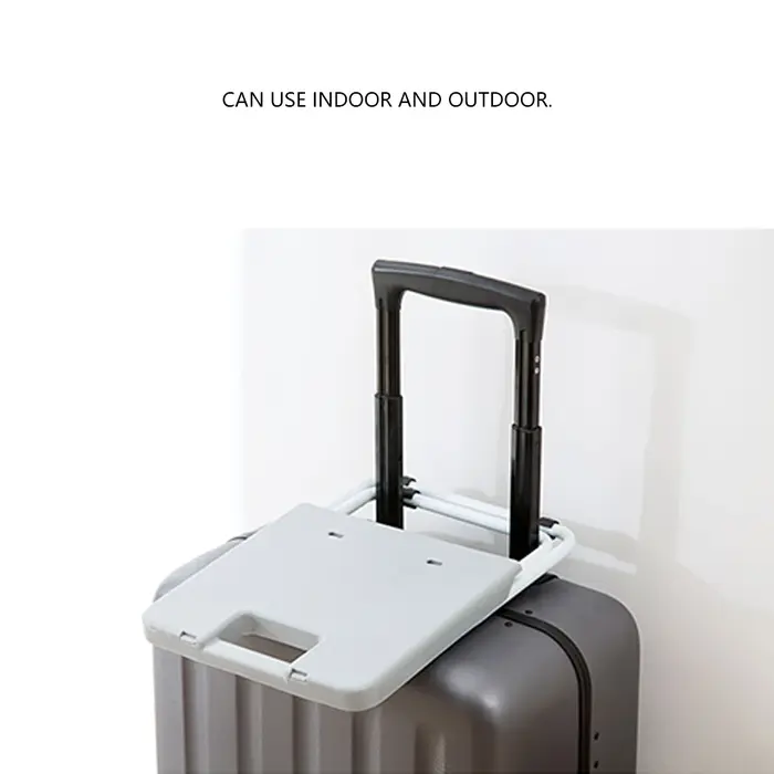 Tabouret de bain en plastique multifonctionnel, cuisine à domicile, intérieur, portable, pliable, co