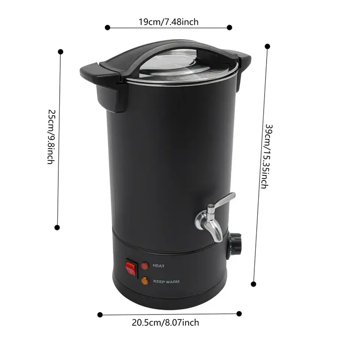Kit de fusion de cire électrique en acier inoxydable 10L 1800W avec contrôle de température pour la 