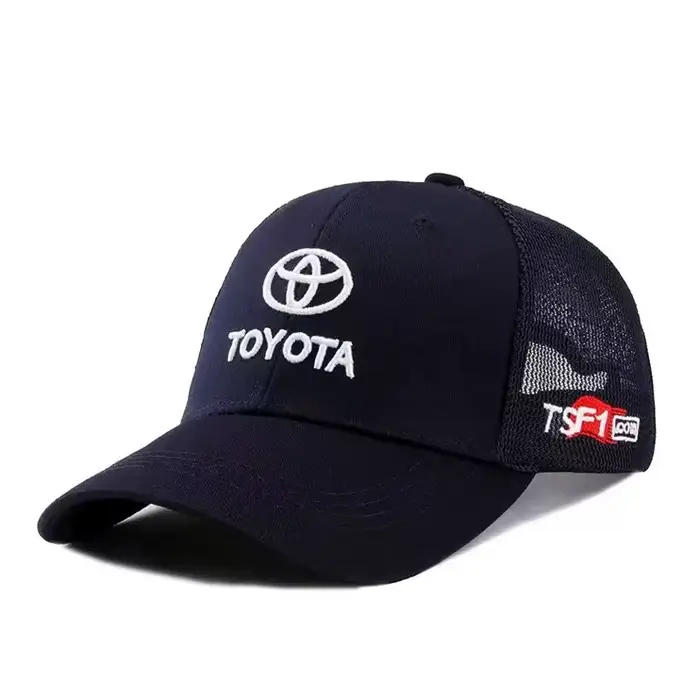 Casquette de baseball brodée F1 de haute qualité pour homme, style 2026 Toyota, et visière pare-sole