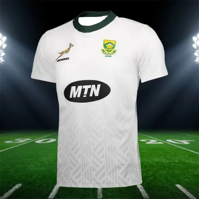 Mode respirant séchage rapide afrique du sud 2019 hommes Rugby Jersey T-shirt pour enfants et adulte
