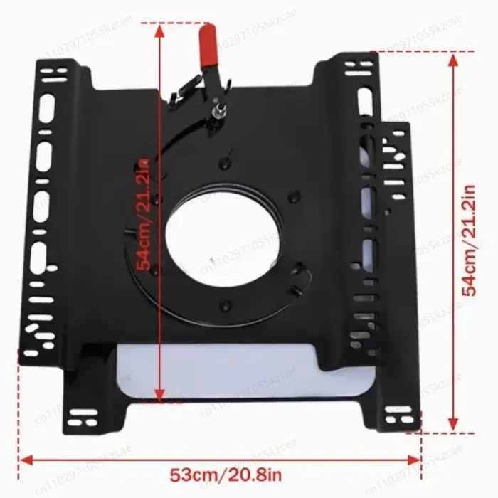 Plateau tournant pour siège auto 360 degrés base pivotante VW T5 T6 pour familles avec enfants occasions spéciales sécurité confort便捷安全的360度旋转儿童汽车座椅底座转换盘适合大众T5 T6车型家庭使用特殊场合