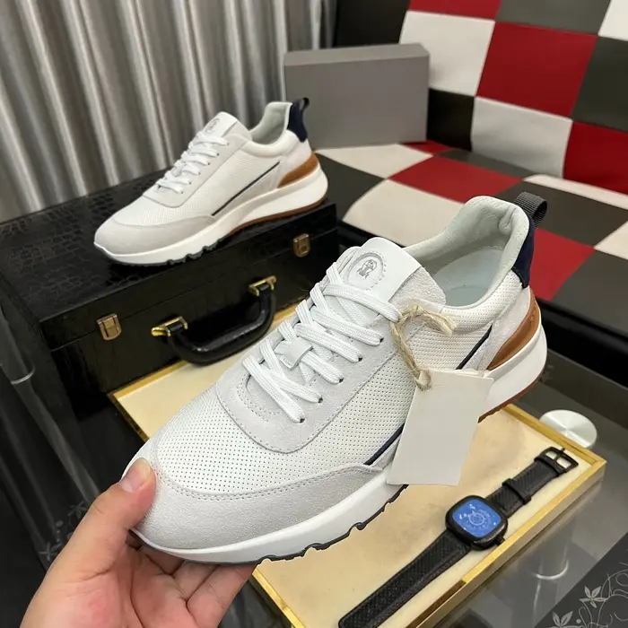 Chaussures pour hommes de marque de luxe, baskets décontractées faites à la main, tissu en nylon jac