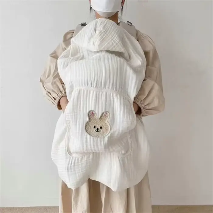 Couverture de poussette en mousseline pour bébé, lange d'emmaillotage pour nouveau-né, couverture de